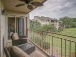 Balcony Access off Master Bedroom as well as Living Room at 1757 Bluff Villa